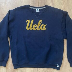 UCLA Sweatshirt Crewneck Navy Large Russell Athletic